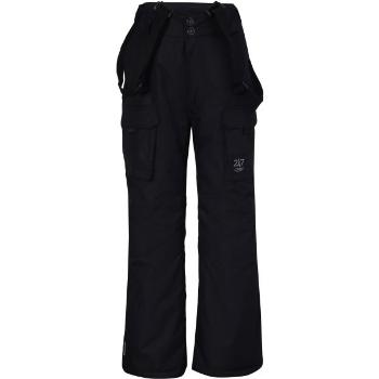 2117 LILLHEM Dětské lyžařské kalhoty, černá, velikost 128