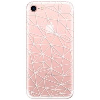 iSaprio Abstract Triangles 03 - white pro iPhone 7/ 8/ SE 2020/ SE 2022 (trian03w-TPU2_i7)