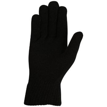 Lewro ULAM Dětské pletené rukavice, černá, velikost 8-13