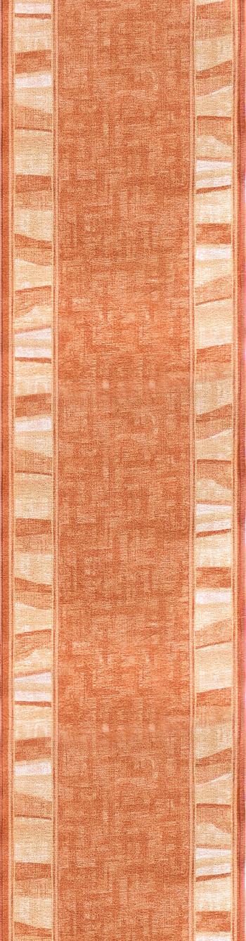 Associated Weavers koberce Protiskluzový běhoun na míru Linea 80 s obšitím - šíře 67 cm s obšitím Oranžová