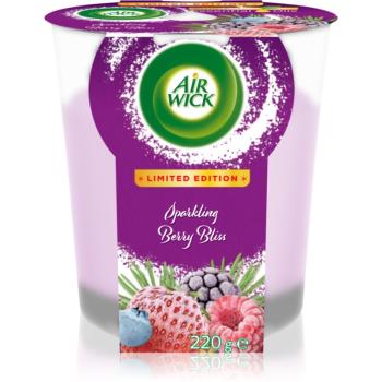 Air Wick Essential Oils Sparkling Berry Bliss XXL vonná svíčka 220 g