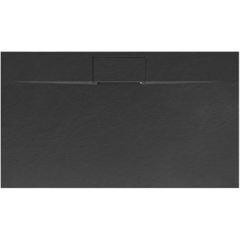 REA Sprchová vanička Bazalt Long Black 80x120 REA-K3324