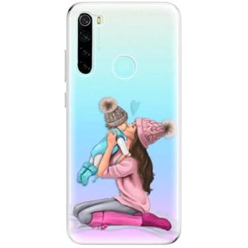 iSaprio Kissing Mom - Brunette and Boy pro Xiaomi Redmi Note 8 (kmbruboy-TPU2-RmiN8)