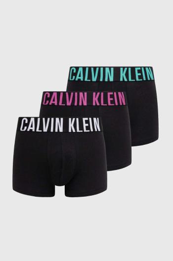 Boxerky Calvin Klein Underwear 3-pack pánské, černá barva, 000NB3608A