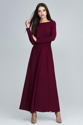 Vínové šaty M604