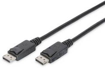 DisplayPort kabel Digitus [1x zástrčka DisplayPort - 1x zástrčka DisplayPort] černá 3.00 m