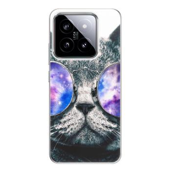 Odolné silikonové pouzdro iSaprio - Galaxy Cat - Xiaomi 14