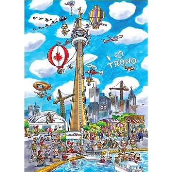 Cobble Hill Puzzle Doodle Town: Toronto 1000 dílků (625012535021)