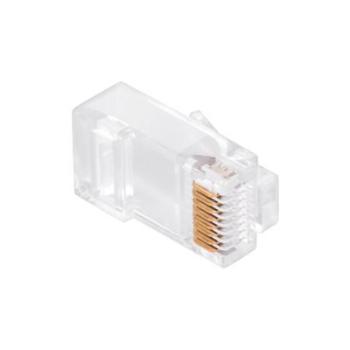 Konektor počítačový kabel 8p-8c RJ45 (drát) průchozí CAT.6E