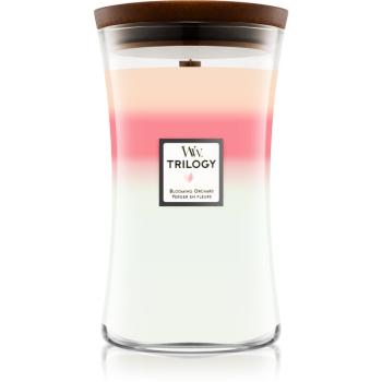 Woodwick Trilogy Blooming Orchard vonná svíčka 609,5 g