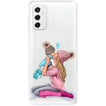 iSaprio Kissing Mom pro Blond and Boy pro Samsung Galaxy M52 5G (kmbloboy-TPU3-M52_5G)