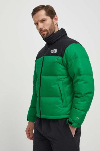 Péřová bunda The North Face 1996 RETRO NUPTSE JACKET pánská, zelená barva, zimní, NF0A3C8DPO81