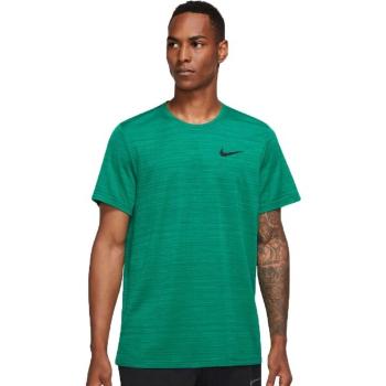 Nike DRI-FIT SUPERSET Pánské tréninkové tričko, tmavě zelená, velikost S