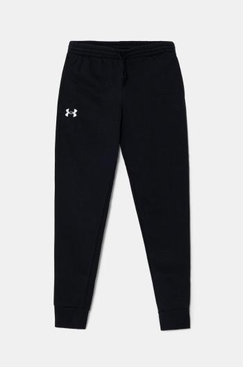 Dětské tepláky Under Armour Rival Fleece Joggers tmavomodrá barva, hladké, 1379787