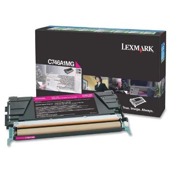LEXMARK C746 (C746A1MG) - originální toner, purpurový, 7000 stran