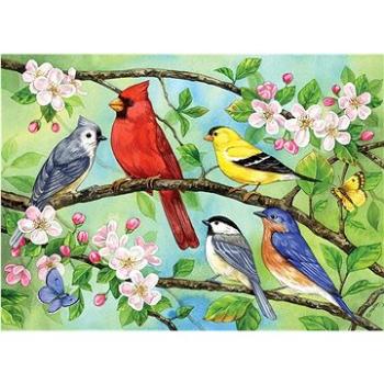 Cobble Hill Rodinné puzzle Ptáci ve větvích 350 dílků (625012546065)