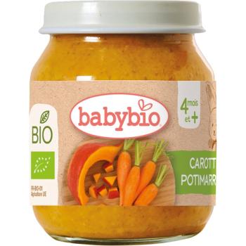 Babybio BIO mrkev a dýně dětský příkrm 130 g