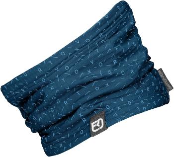 Ortovox Fleece light grid neckwarmer - petrol blue uni