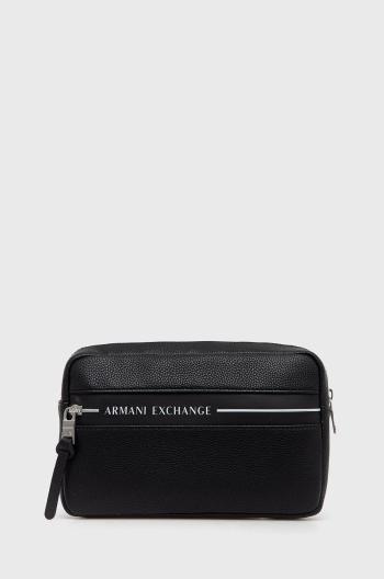Ledvinka Armani Exchange černá barva