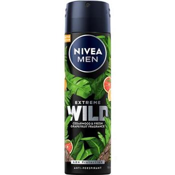 NIVEA Men Wild Cedarwood & Grapefruit Spray antiperspirant 150 ml (9005800356808)