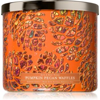 Bath & Body Works Pumpkin Pecan Waffles vonná svíčka 411 g