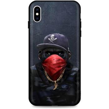 TopQ iPhone XS silikon Monkey Gangster 49187 (Sun-49187)