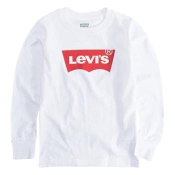 Dětská košile Levi's® s dlouhým rukávem bílá