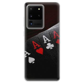 Odolné silikonové pouzdro iSaprio - Poker - Samsung Galaxy S20 Ultra