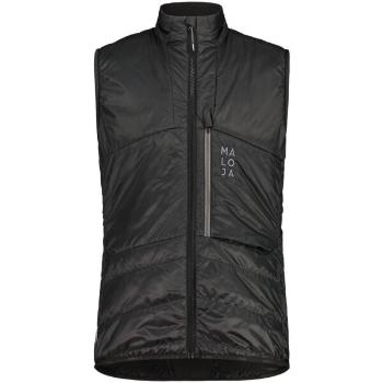 Maloja CLESM Pánská zateplená skialpinistická vesta, černá, velikost XL