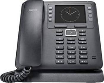 Šňůrový telefon, VoIP Gigaset Maxwell 3 handsfree, konektor na sluchátka barevný TFT/LCD černá