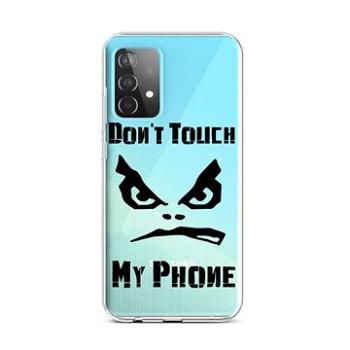 TopQ Samsung A52 silikon Don't Touch průhledný 57401 (Sun-57401)