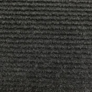 Vopi koberce Kusový koberec Quick step antracit čtverec - 120x120 cm Černá