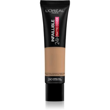 L’Oréal Paris Infallible 24H Matte Cover dlouhotrvající matující make-up odstín 290 Golden Amber 30 ml