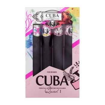 Cuba Quad I dárková kazeta toaletní voda Heartbreaker 35 ml + toaletní voda La Vida 35 ml + toaletní voda Victory 35 ml + toaletní voda VIP 35 ml W