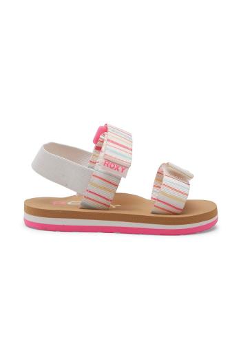 Dětské sandály Roxy bílá barva