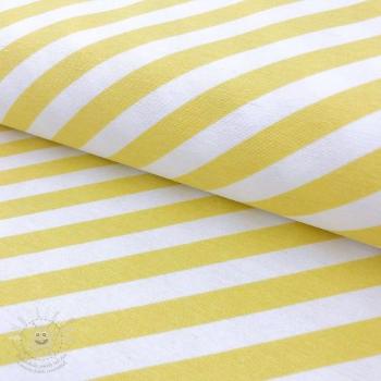 Dekorační látka Stripes pastel yellow
