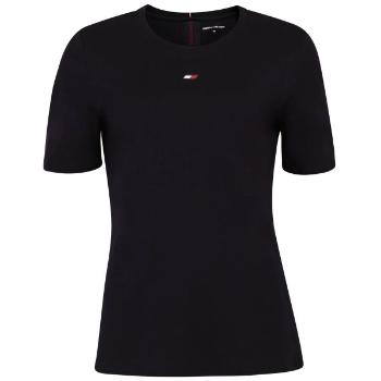 Tommy Hilfiger REGULAR TOMMY TAPE TEE Dámské tričko, tmavě modrá, velikost M