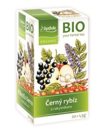 Apotheke BIO Černý rybíz s rakytníkem nálevové sáčky 20x1,5 g