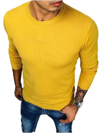 žlutý pánský basic svetr vel. XL
