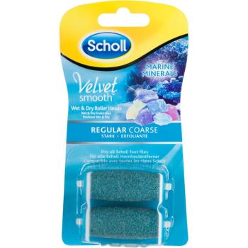 Scholl Velvet Smooth Regular Coarse náhradní hlavice do elektrického pilníku na chodidla 2 ks