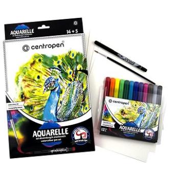 Centropen popisovač Aquarelle set 9383/14 (313460)