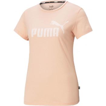 Puma ESS LOGO TEE (S) Dámské triko, růžová, velikost M