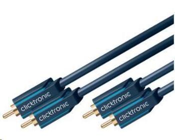 ClickTronic HQ OFC kabel 2x Cinch - 2x Cinch RCA, M/M, 10m