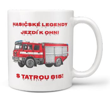 Hrnek Hasičské legendy – Tatra 815 (Náplň hrníčku: Žádná)