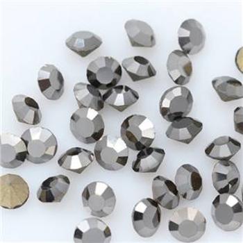 Šperky4U Skleněný šaton SS12 - 3,2 mm, 10ks/bal., Hematite - SS12-HM