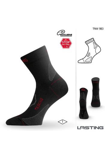 Lasting TNW 983 černá merino ponožka Velikost: (46-49) XL ponožky