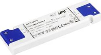 Napájecí zdroj pro LED, LED driver konstantní napětí Self Electronics SLT15-12VFG, 15 W (max), 1.25 A, 12 V/DC