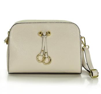 MARCO MAZZINI SVĚTLE BÉŽOVÁ CROSSBODY S OZDOBNOU APLIKACÍ (L235C) Velikost: ONE SIZE