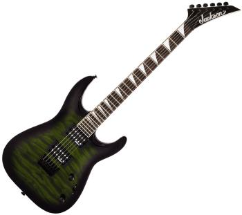 Jackson JS Series Dinky Arch Top JS32Q DKA HT AH Transparent Green Burst Elektrická kytara