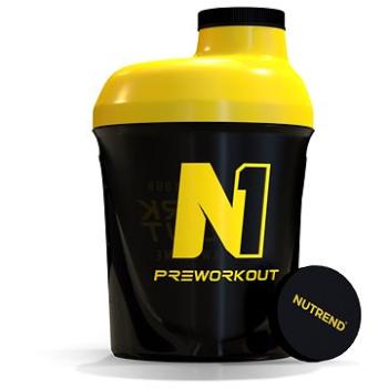 Nutrend shaker 300 ml, černý N1 (8594014868111)